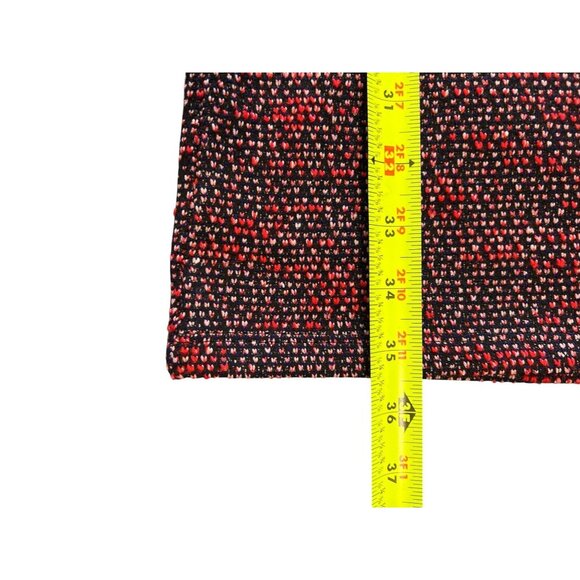 Talbots Petite Knit Dress SZ MP Multi-Color Gold Button Accent & 3/4 Sleeves - Picture 4 of 9